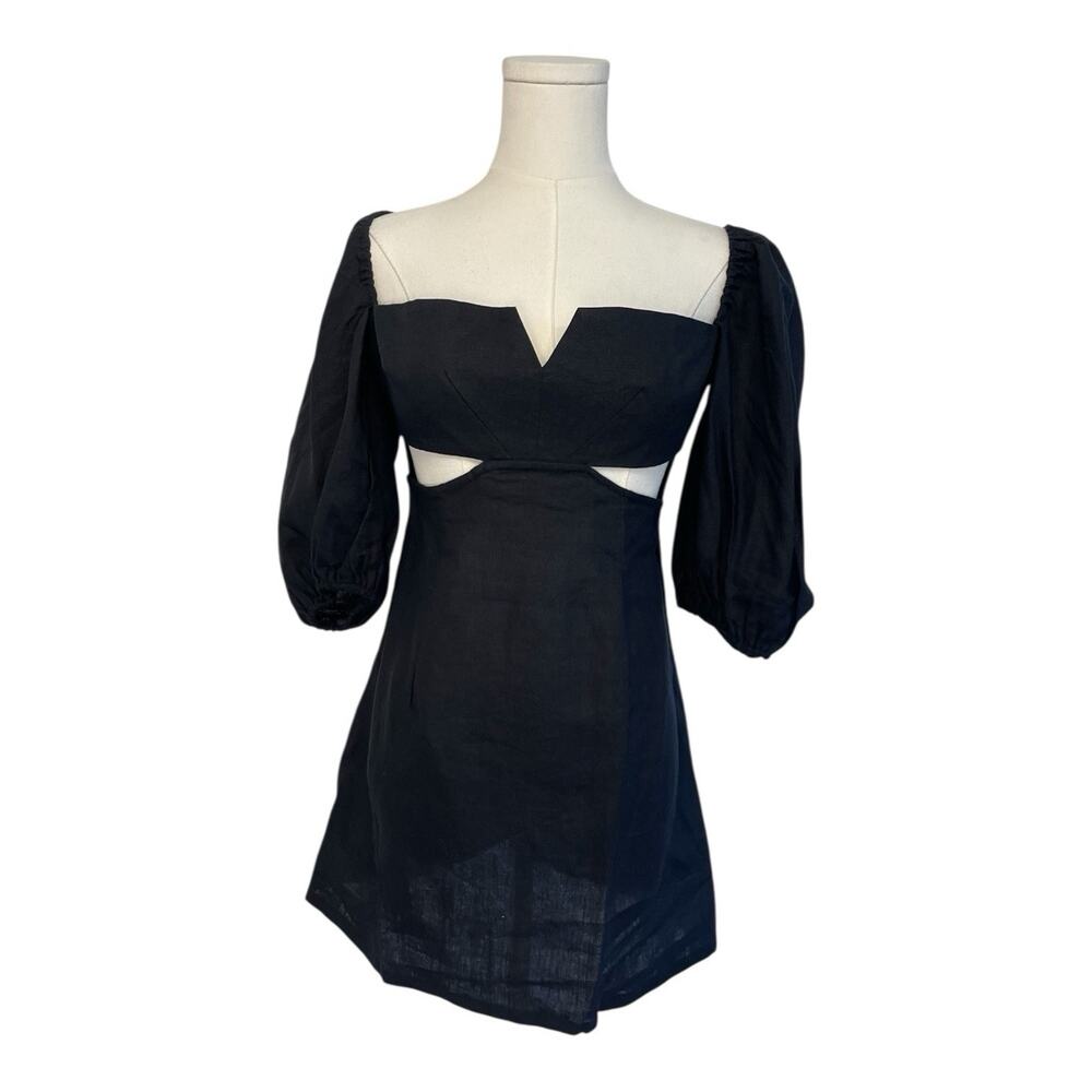 NWT Rumer the Label x Revolve Freya Mini Dress Womens Size Extra Small Cut Out